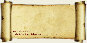 Tamara Pejić vizit kartica